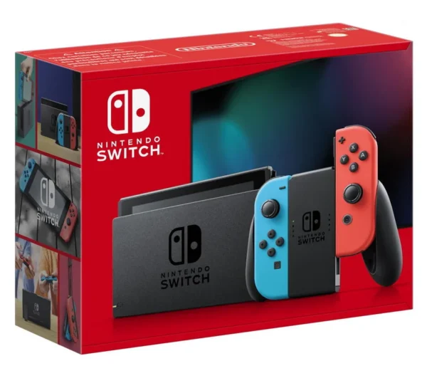 Console Nintendo Switch Avec Joy-Con - Bleu Néon / Rouge Néon