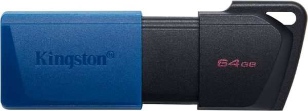 Lecteur Flash Kingston DataTraveler EXODIA M DTXM - 64 Go - USB 3.2 (Gen 1) Type A - Noir, Bleu