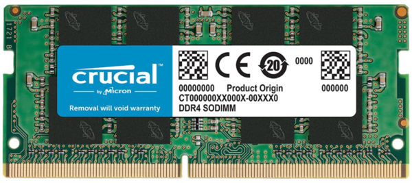 Barette De RAM Laptop CRUCIAL DDR4 2666 / 16GB