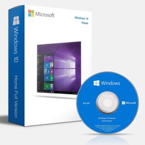 Microsoft Windows 10 Domicile 64-Bit Système D’Exploitation Anglais
