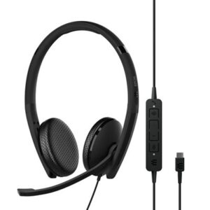 Casque PC Supra Auriculaire Filaire EPOS Sennheiser C10 Avec Réduction De Bruit Noir