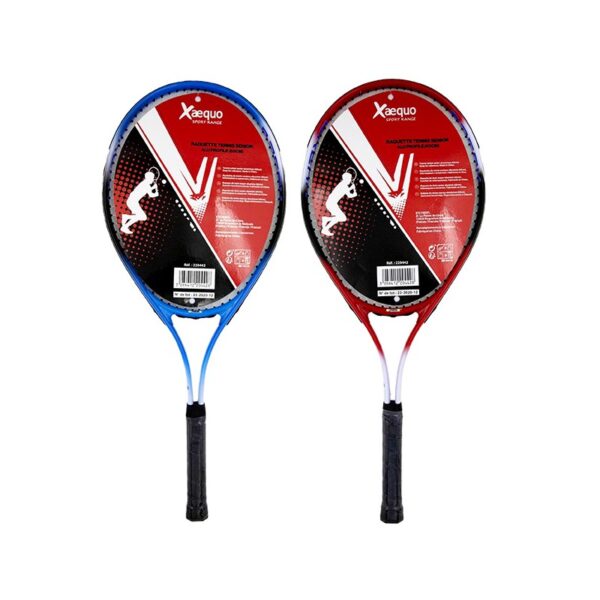 Raquette Tennis FERRY Senior Alu 65cm Bleu/ Rouge