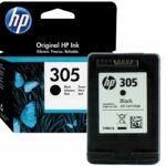 Cartouche D'Encre Noire Authentique HP 305