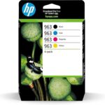 Pack De 4 Cartouches D'Encre HP 963 Noir Cyan Magenta Jaune