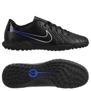 Chaussures De Football NIKE Legend 10 Club TF Black / Chrome-Hyper Royal