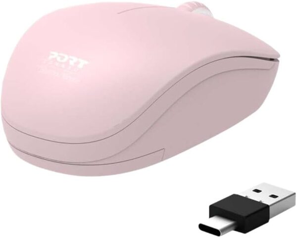 Souris Bureau Ambidextre PORTDESIGN 900541, Sans Fil Optique 1600 Dpi