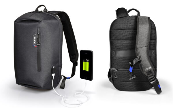 Sac À Dos PORT DESIGNS San Francisco Pour Ordinateur Portable - 15.6" - Gris