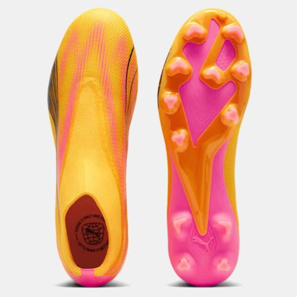 Chaussures De Football PUMA Ultra Match+ LL FG/AG Sun Stream-Puma Black-Sunset G