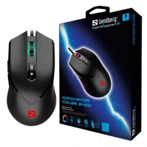 Souris Filaire Gaming SANDBERG Azazinator 640-20 USB 2.0 7 Noir