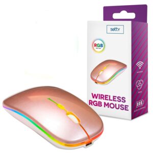 Souris Sans Fil SETTY RGB Rose Gold