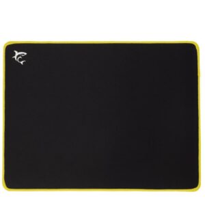 Tapis De Souris WHITE SHARK Yellow-Knight 400x300mm, Noir/Jaune (GMP-2104)