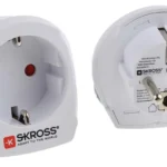 Adaptateur Pour Prise D'Alimentation SKROSS Europe Vers UK Blanc