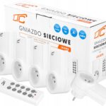 Prises Électrique De Puissance SLD 5 Contrôlées Par Télécommande, Portée 30 m.