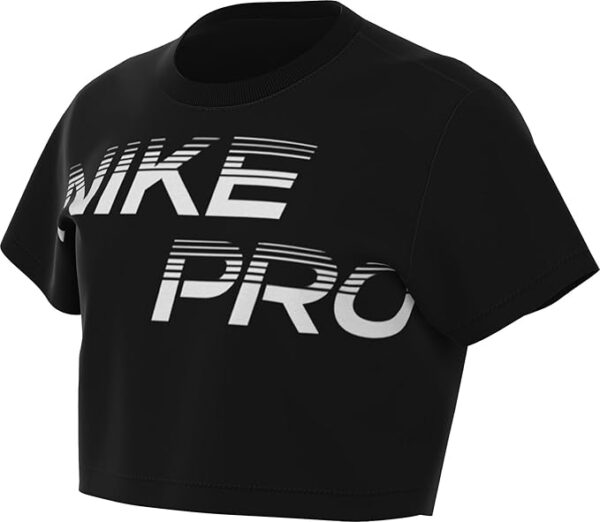 T-Shirt Nike G NK DFCT Crop SE+ Pour Enfant, Noir
