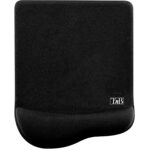 Tapis De Souris TNB TSED200BK Ergonomique, Gel Antimicrobien, Repose Poignet, Anti Fatigue, Antidérapant, Support De Poignet, Soulagement Douleur, pour PC, Ordinateur, Mac- Noir