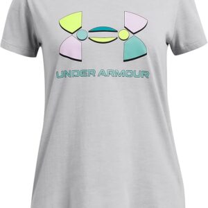 T-Shirt Under Armour Colorblock BL SS Mod Gray Medium Heather