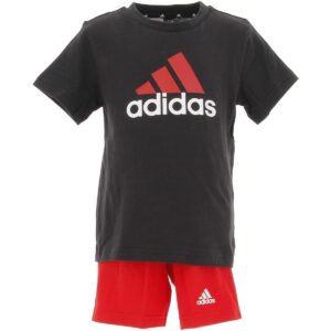 Tee Shirt Manches Courtes ADIDAS Noir Coton