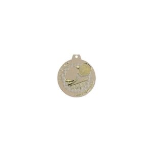 Médaille Tennis En Or 50 mm
