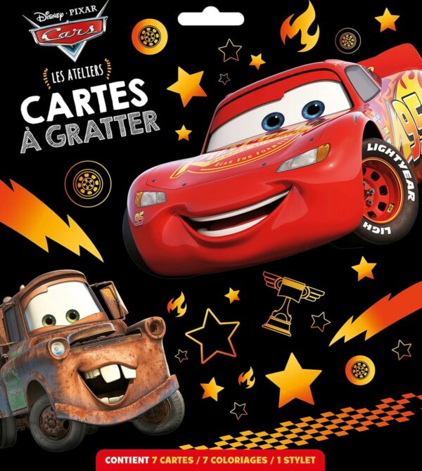 Cars Ateliers Disney - Pochette Cartes À Gratter - Disney Pixar