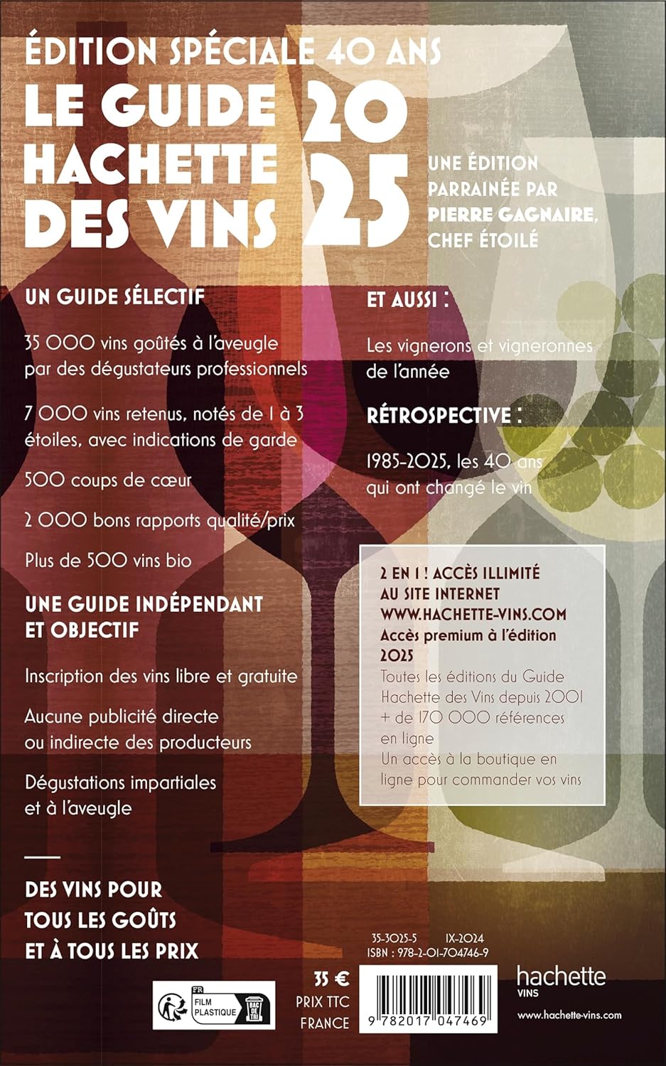 Guide Hachette Des Vins 2025: Le Guide De Référence Depuis 40 Ans / Stéphane Rosa (Sous la direction de)