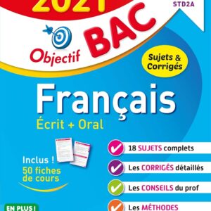 Annales Bac 2021 Français 1res STMG - STI2D - ST2S - STL - STD2A - STHR / Franck Mazzucchelli (Auteur), Emmanuel Lesueur (Auteur)