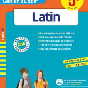 2016 Cahier Du Jour Cahier Dusoir Latin 5e / COLLECTIFS (Auteur)
