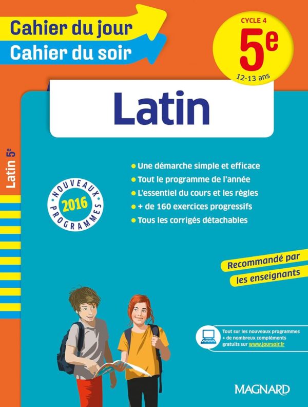 2016 Cahier Du Jour Cahier Dusoir Latin 5e / COLLECTIFS (Auteur)