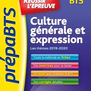 Prepabts - Réussir L'Épreuve - Culture Générale Et Expression - Tous BTS - Révision Et Entrainement / Thierry Mellarede (Auteur)