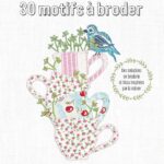 30 Motifs À Broder: Des Créations En Broderie Et En Appliqué Inspirées Par La Nature / Corinne Oddo-Valette (Auteur)