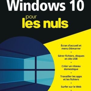 Windows 10 Poche Pour Les Nuls. 5ème Edition