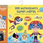 200 Autocollants Super-Héros NED - Ma pochette d'artiste / Julie Mercier
