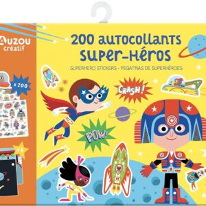 200 Autocollants Super-Héros NED - Ma pochette d'artiste / Julie Mercier