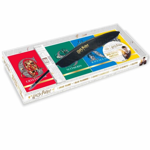 Harry Potter - + Stickers : Harry Potter - Coffret Papeterie Avec Plume Et Carnets - Édition Enrichie