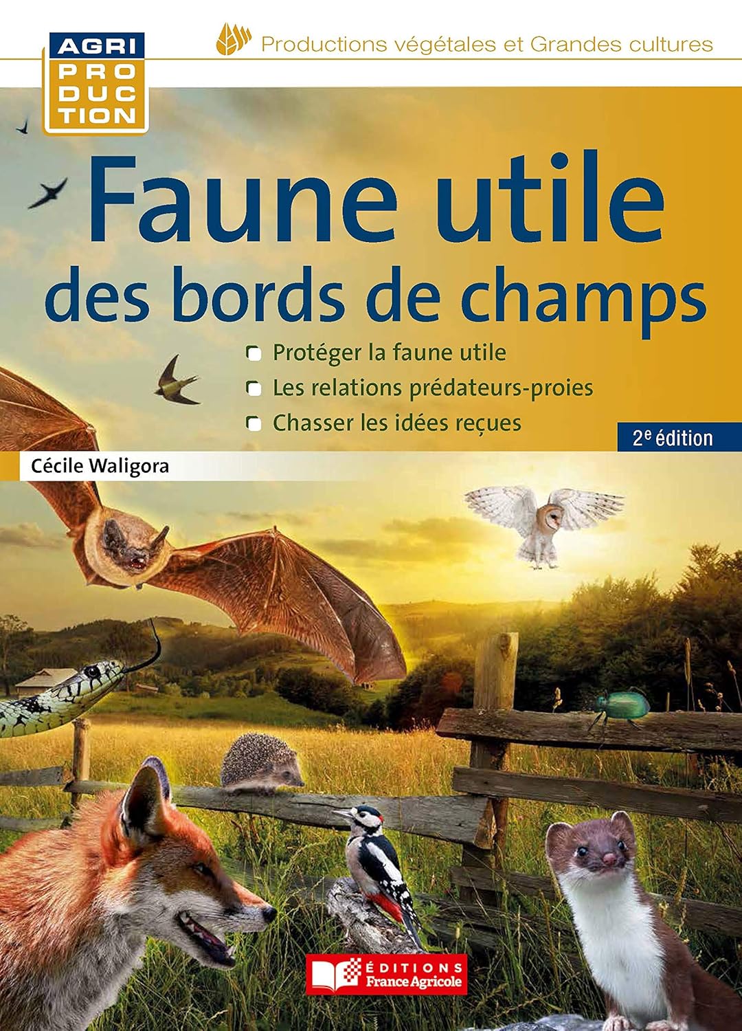 Faune Utile Des Bords De Champs, 2ème Édition (Agriproduction - Univers Agricole) / Cécile Waligora (Auteur)