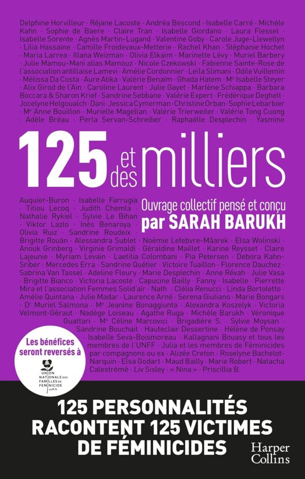 125 Et Des Milliers : 125 Personnalités Racontent 125 Victimes De Féminicides / Barukh S.