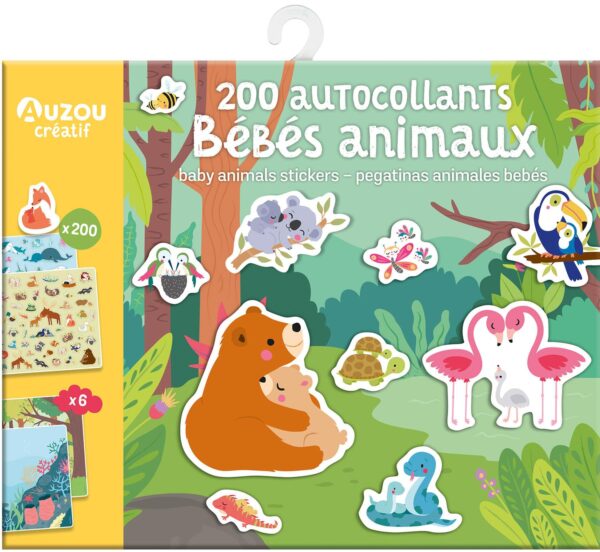 Ma Pochette D'Artiste - 200 Autocollants Bebes Animaux / Inga Wilmink (Auteur)