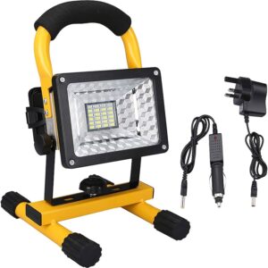Lampe De Travail À LED Halogène 20 W Slim Avec Batterie