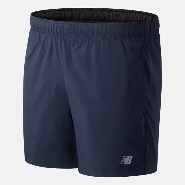 Short De Course Homme NEW BALANCE Core Run 5 Pouces MS11200ECL - Bleu Marine