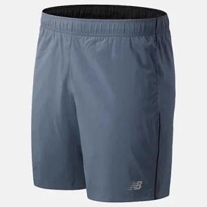 Short De Running NEW BALANCE MS11201THN Pour Homme - Bleu