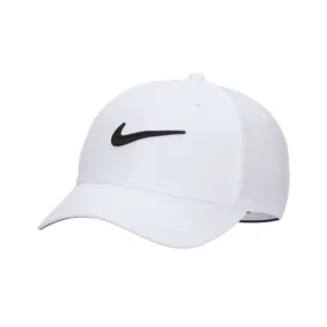 Casquette NIKE Dri-FIT Club Swoosh - White / Black
