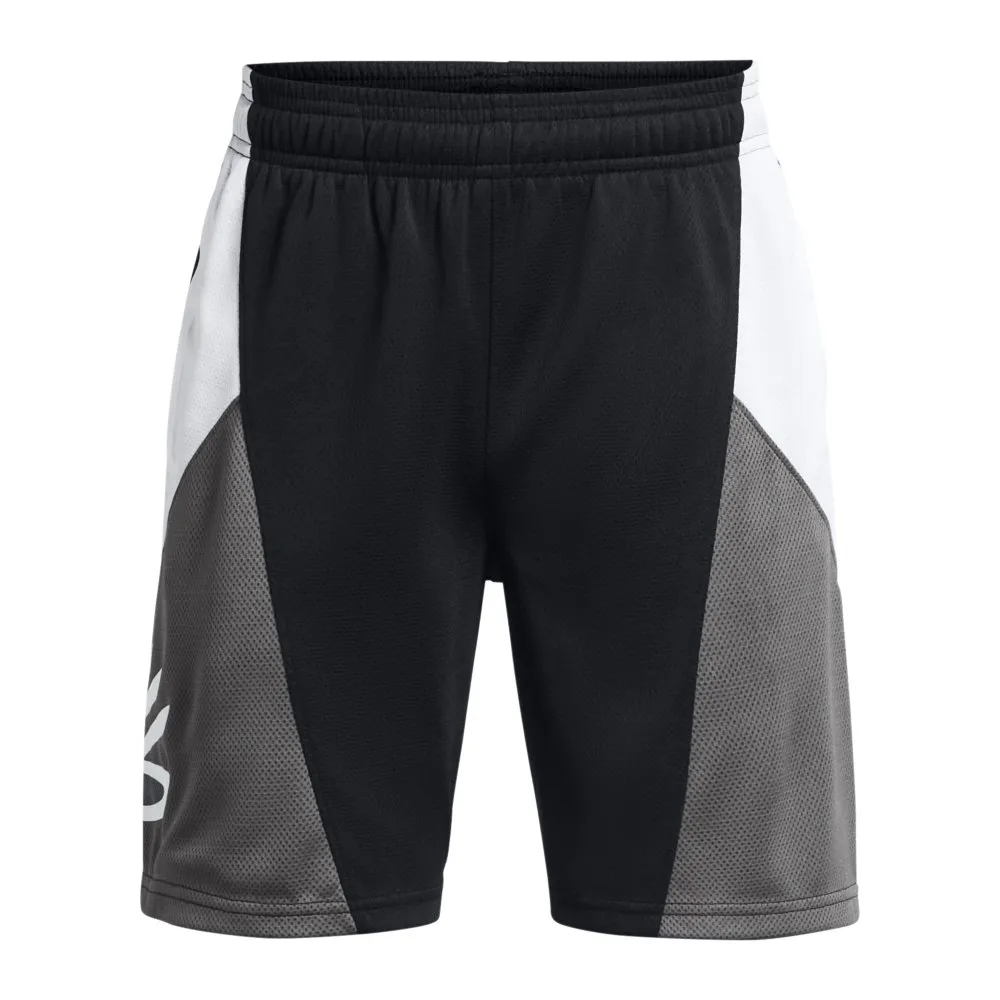 Short De Basket-Ball Pour Enfant UNDER ARMOUR Curry Splash - Noir