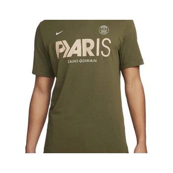 Maillot De Football PSG NIKE Mercurial - Vert Olive