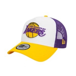 Casquette Trucker Pour Adulte 9Forty NBA Los Angeles Lakers NEW ERA - Blanche / Jaune
