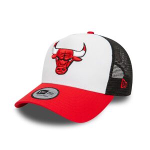 Casquette NEW ERA NBA Trucker 9FORTY Chicago Bulls - Blanc / Rouge / Noir
