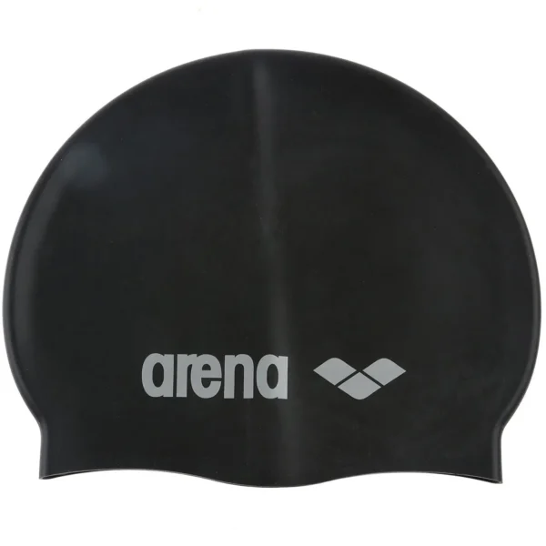 Bonnet De Bain Unisexe ARENA Classic En Silicone - Noir