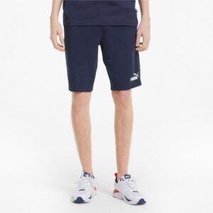 Short De Sport PUMA 586706-06 En Jersey De Coton Pour Homme - Bleu