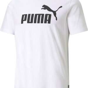 T-shirt Pour Hommes PUMA  Essentials Avec Logo - Blanc
