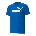 T-Shirt Pour Hommes PUMA Essentials Avec Logo - Bleu Ciel