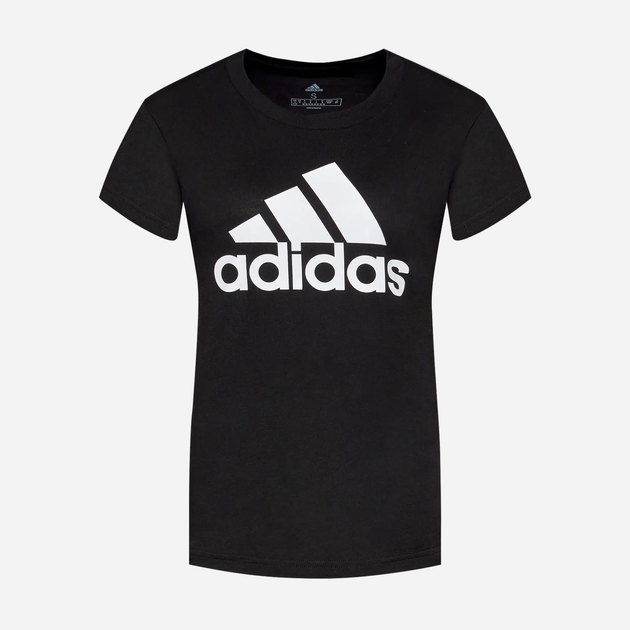 T-Shirt ADIDAS Essentials Pour Femme Avec Logo À Manches Courtes - Noir