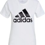 T-Shirt ADIDAS Essentials Pour Femme Avec Logo À Manches Courtes - Blanc
